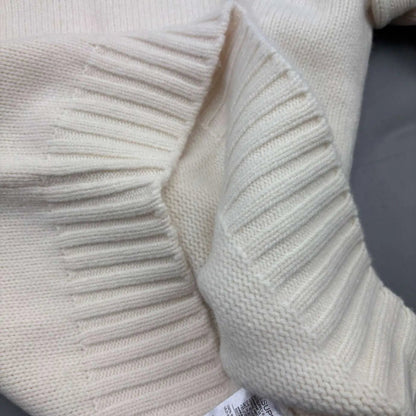 White Suitsupply Knitted Sweater - Men L - New With Tags - Revaleur