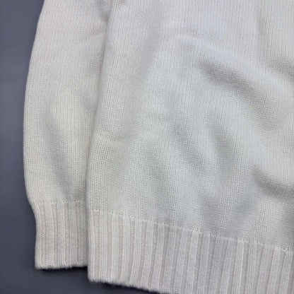 White Suitsupply Knitted Sweater - Men L - New With Tags - Revaleur