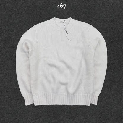 White Suitsupply Knitted Sweater - Men L - New With Tags - Revaleur