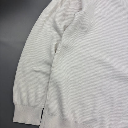 White Suitsupply Longsleeve Polo Shirt - Men XXL - Very Good - Revaleur