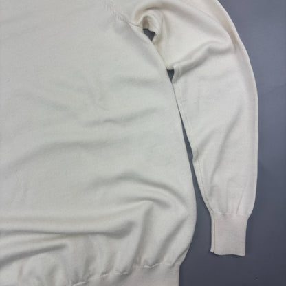 White Suitsupply Merino Wool Jumper - Men M - Very Good - Revaleur