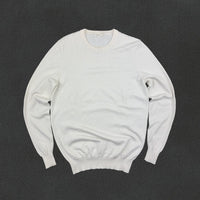 White Suitsupply Merino Wool Jumper - Men M - Very Good - Revaleur