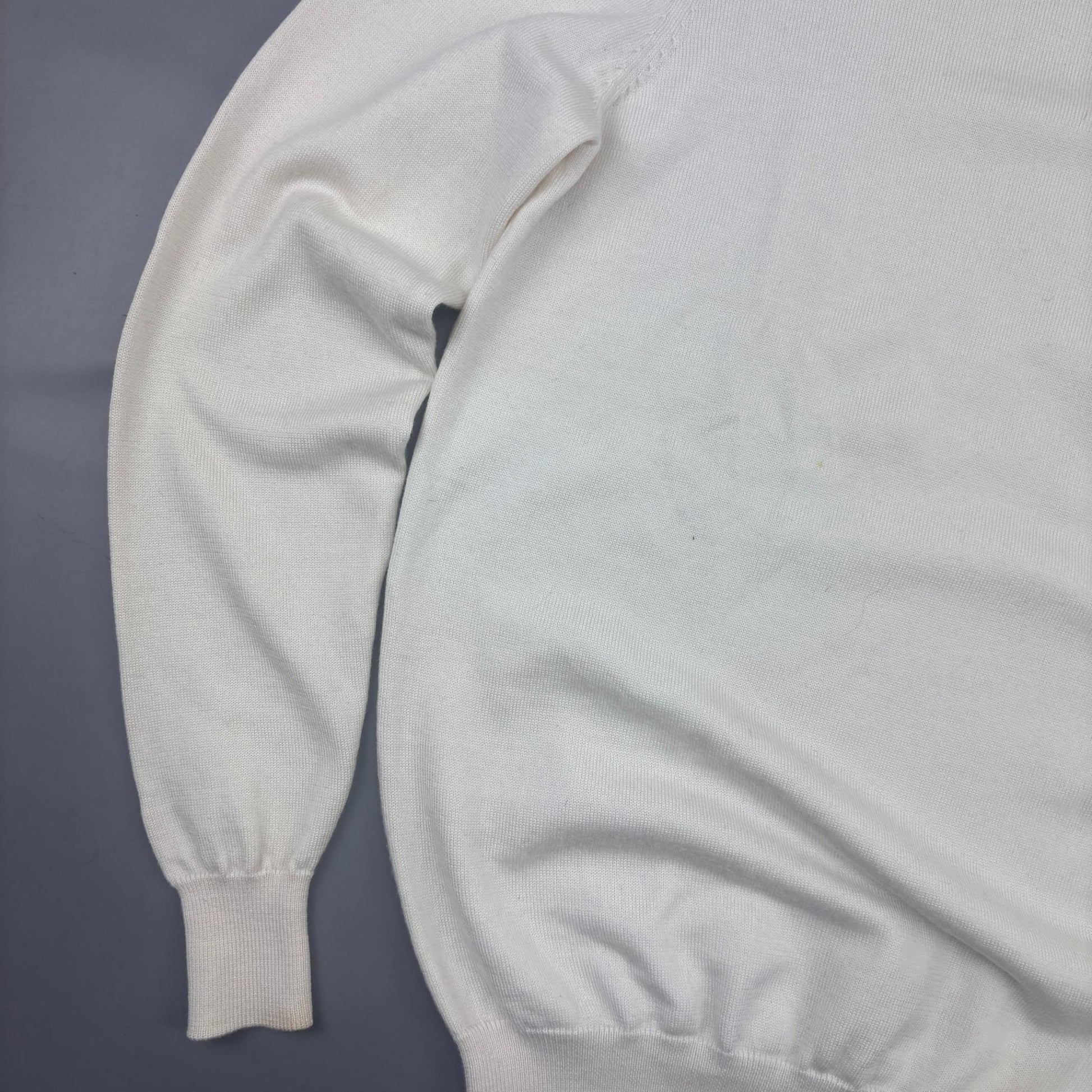 White Suitsupply Merino Wool Jumper - Men M - Very Good - Revaleur
