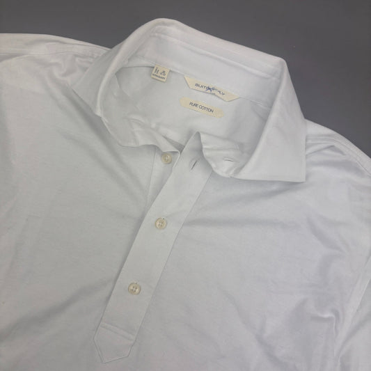 White Suitsupply Polo Shirt - Men L - Very Good - Revaleur