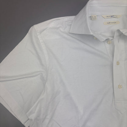 White Suitsupply Polo Shirt - Men L - Very Good - Revaleur