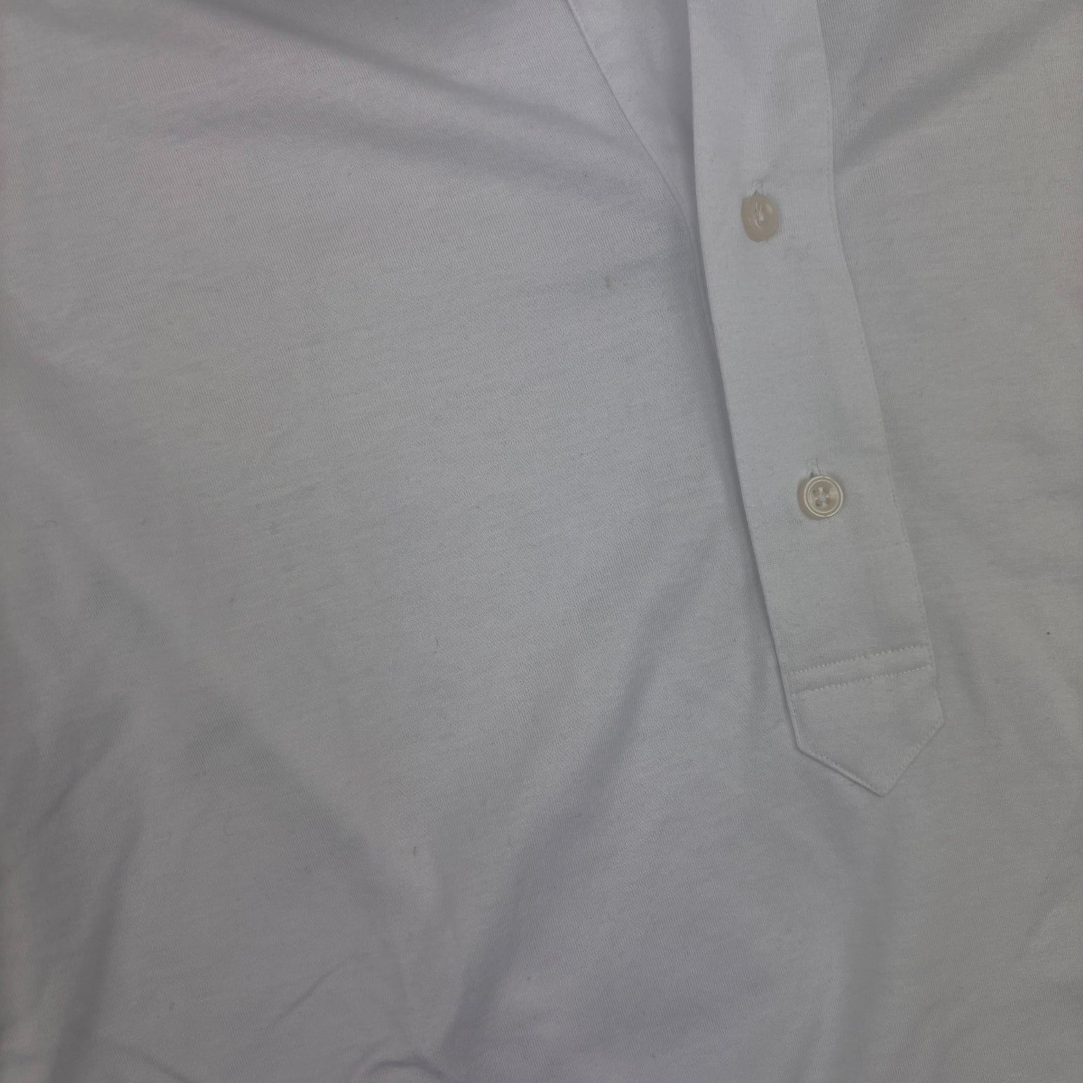 White Suitsupply Polo Shirt - Men L - Very Good - Revaleur