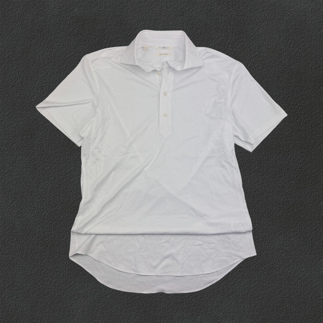 White Suitsupply Polo Shirt - Men L - Very Good - Revaleur