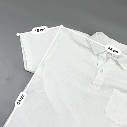 White Suitsupply Polo Shirt - Men M - Very Good - Revaleur