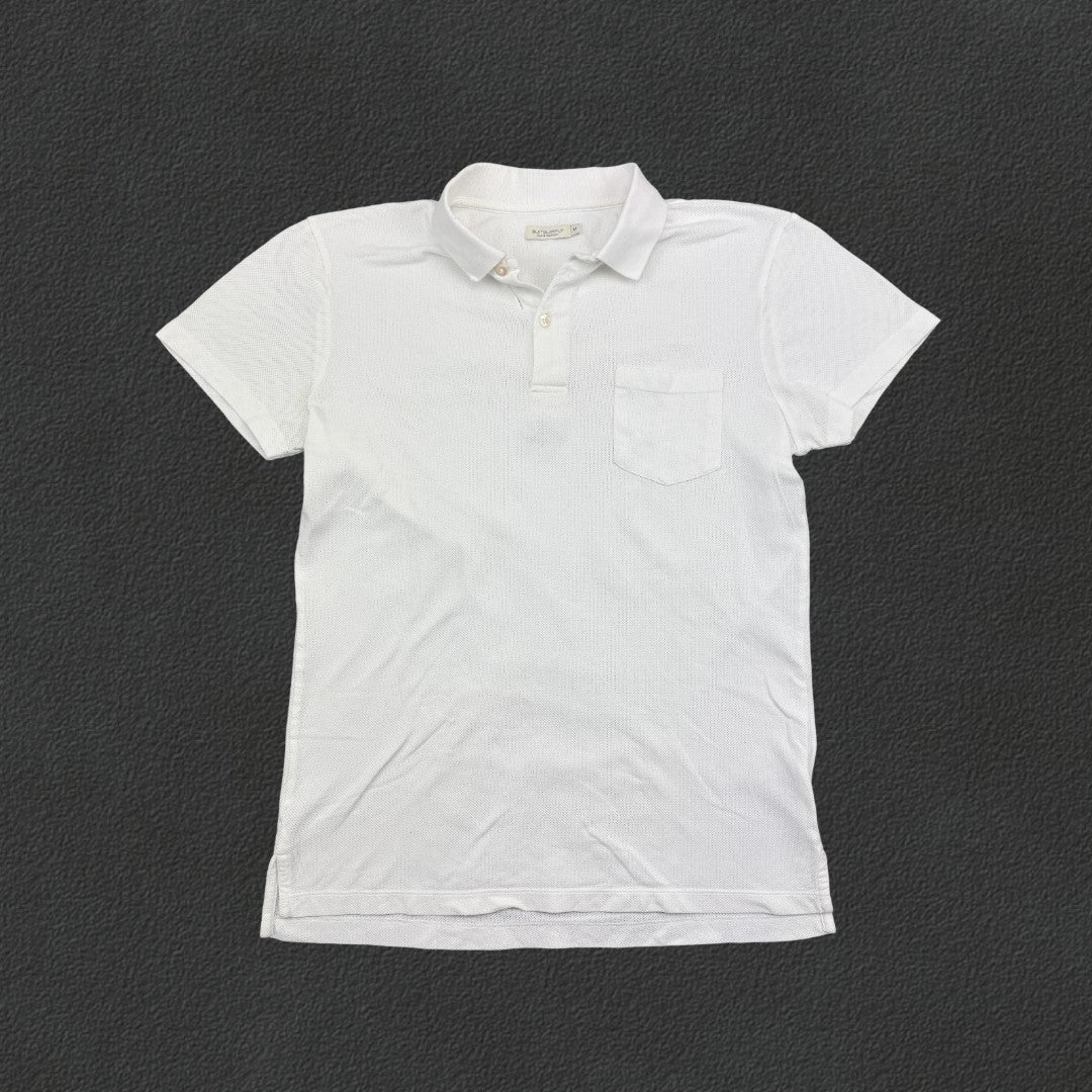 White Suitsupply Polo Shirt - Men M - Very Good - Revaleur