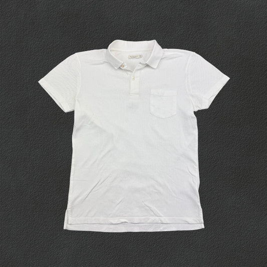White Suitsupply Polo Shirt - Men M - Very Good - Revaleur
