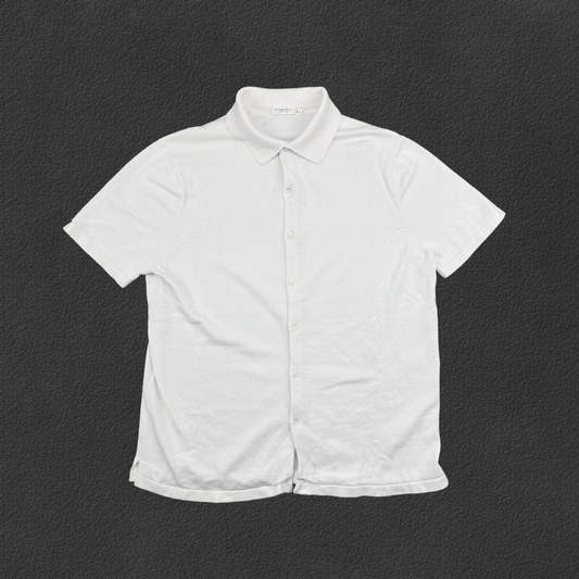 White Suitsupply Polo Shirt - Men XL - Very Good - Revaleur