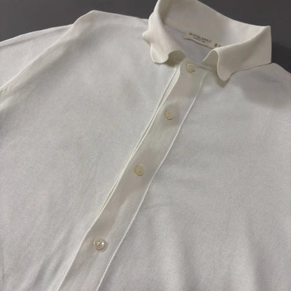 White Suitsupply Polo Shirt - S - Excellent Condition - Revaleur