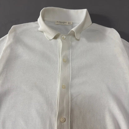 White Suitsupply Polo Shirt - S - Excellent Condition - Revaleur