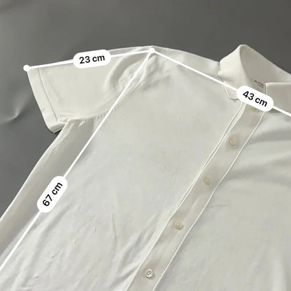 White Suitsupply Polo Shirt - S - Excellent Condition - Revaleur