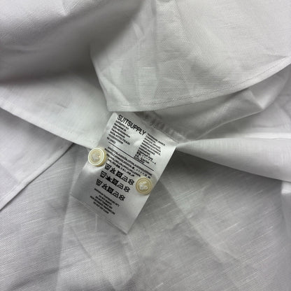 White Suitsupply Shirt - 44 - New With Tags - Revaleur