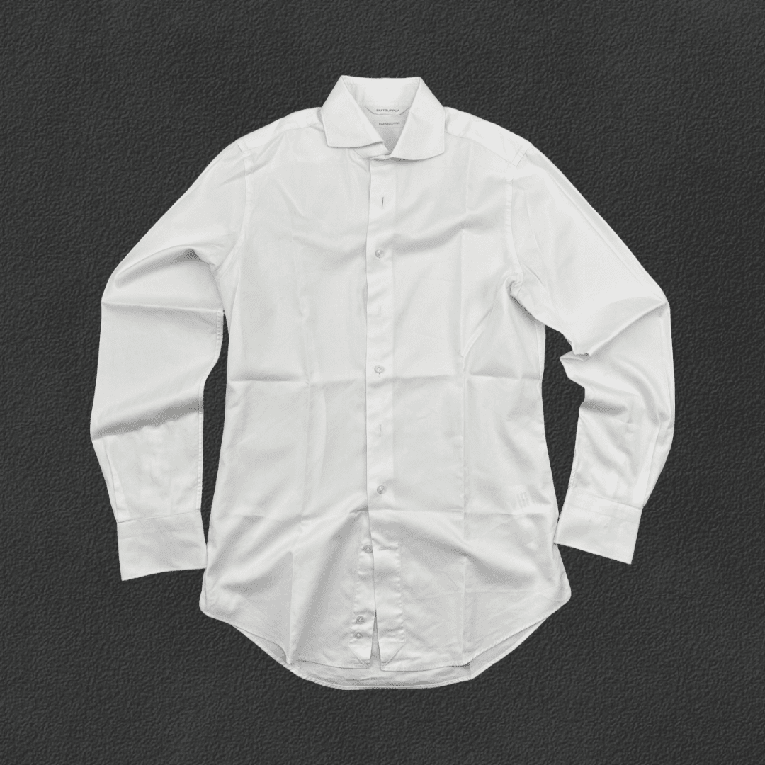White Suitsupply Shirt - Men 38 - Very Good - Revaleur