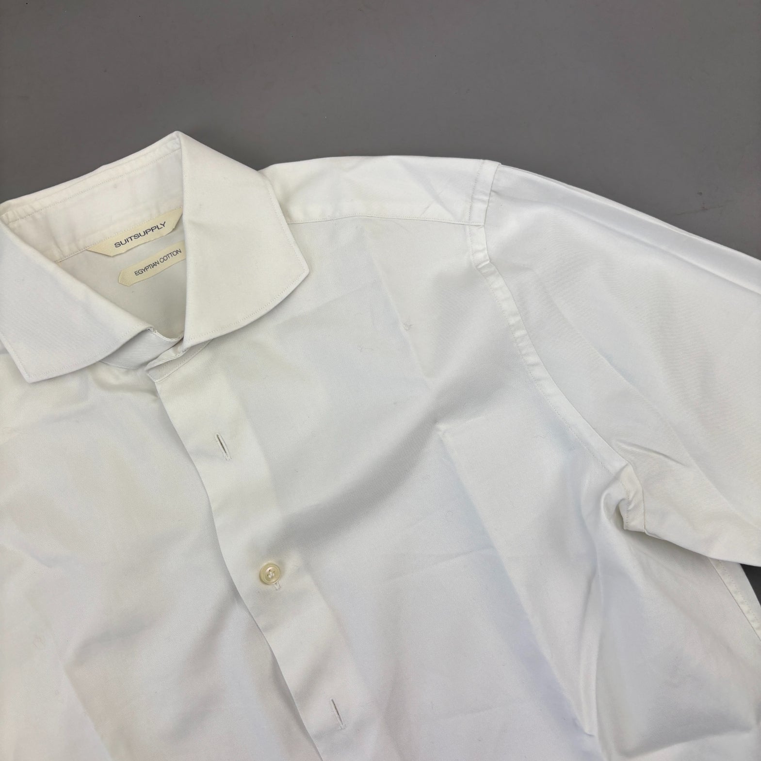 White Suitsupply Shirt - Men 38 - Very Good - Revaleur