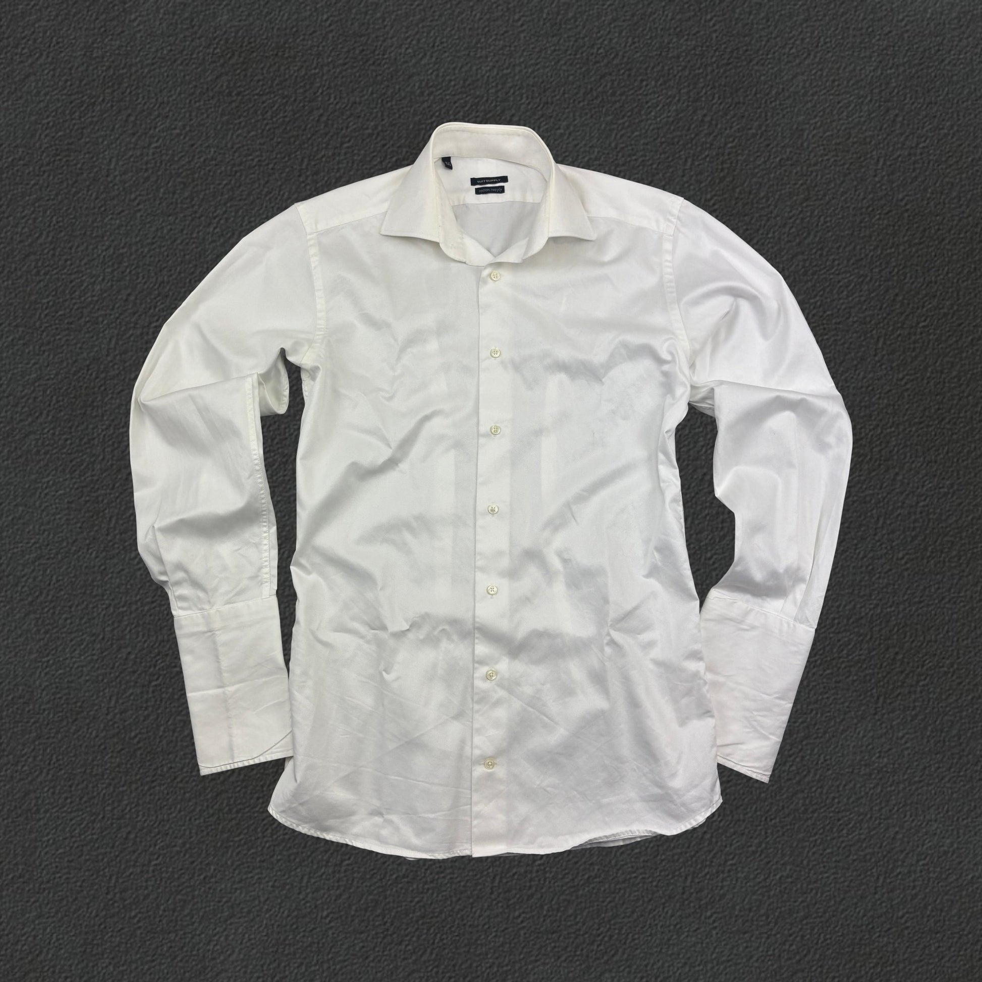 White Suitsupply Shirt - Men 38 - Very Good - Revaleur