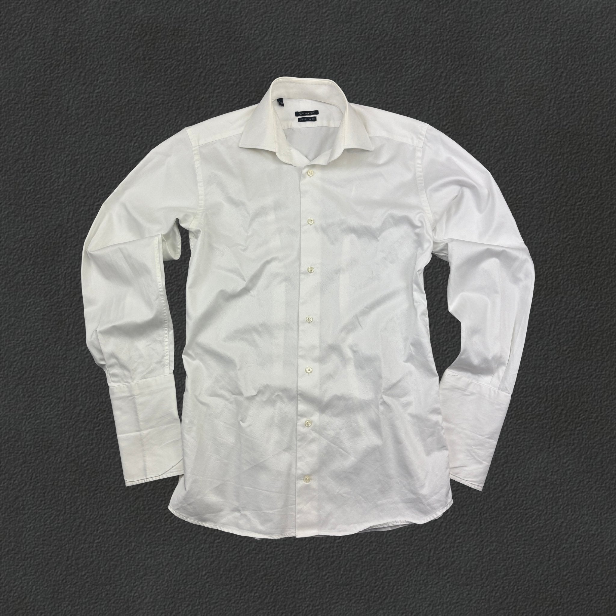 White Suitsupply Shirt - Men 38 - Very Good - Revaleur