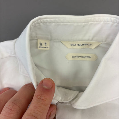 White Suitsupply Shirt - Men 38 - Very Good - Revaleur