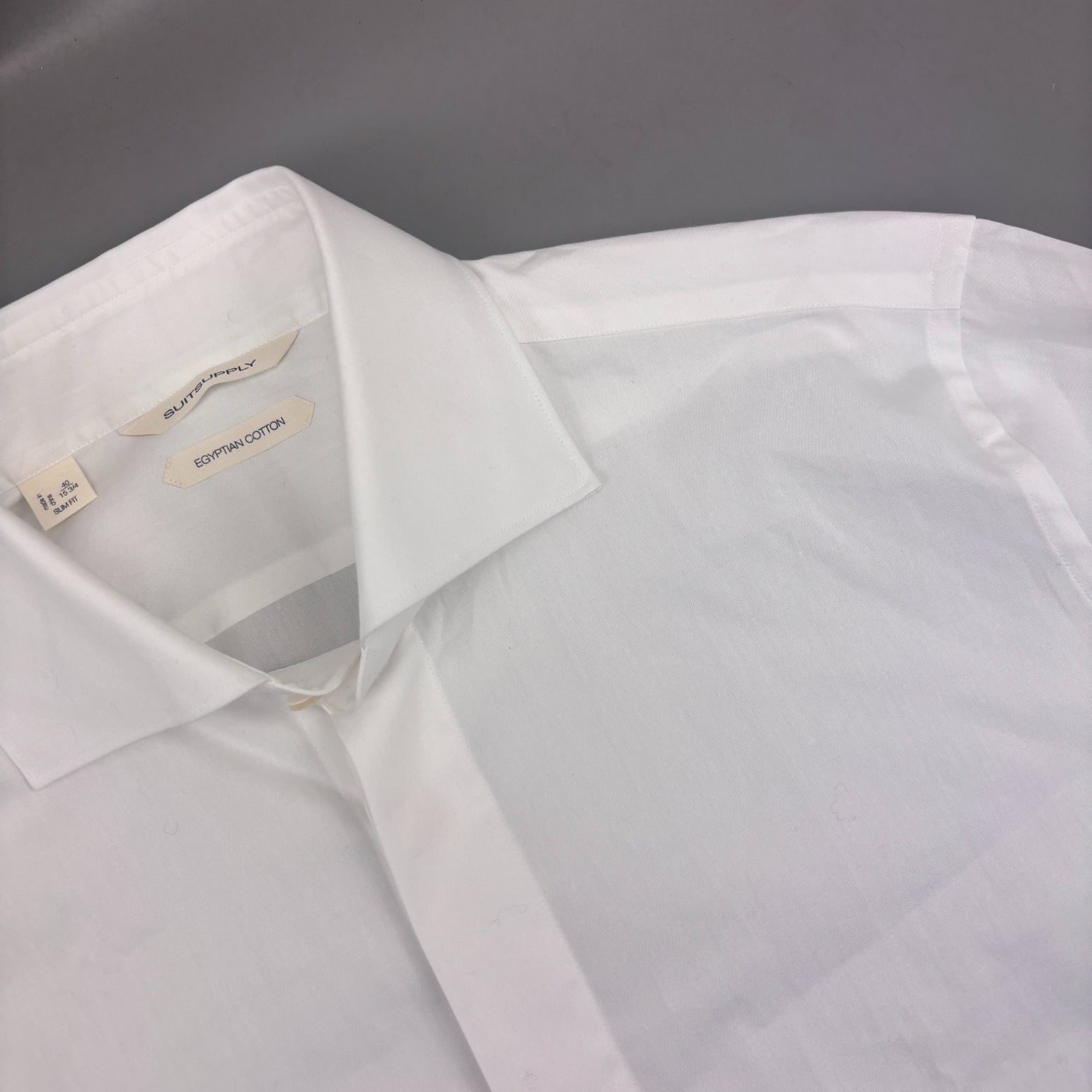 White Suitsupply Shirt - Men 40 - New - Revaleur