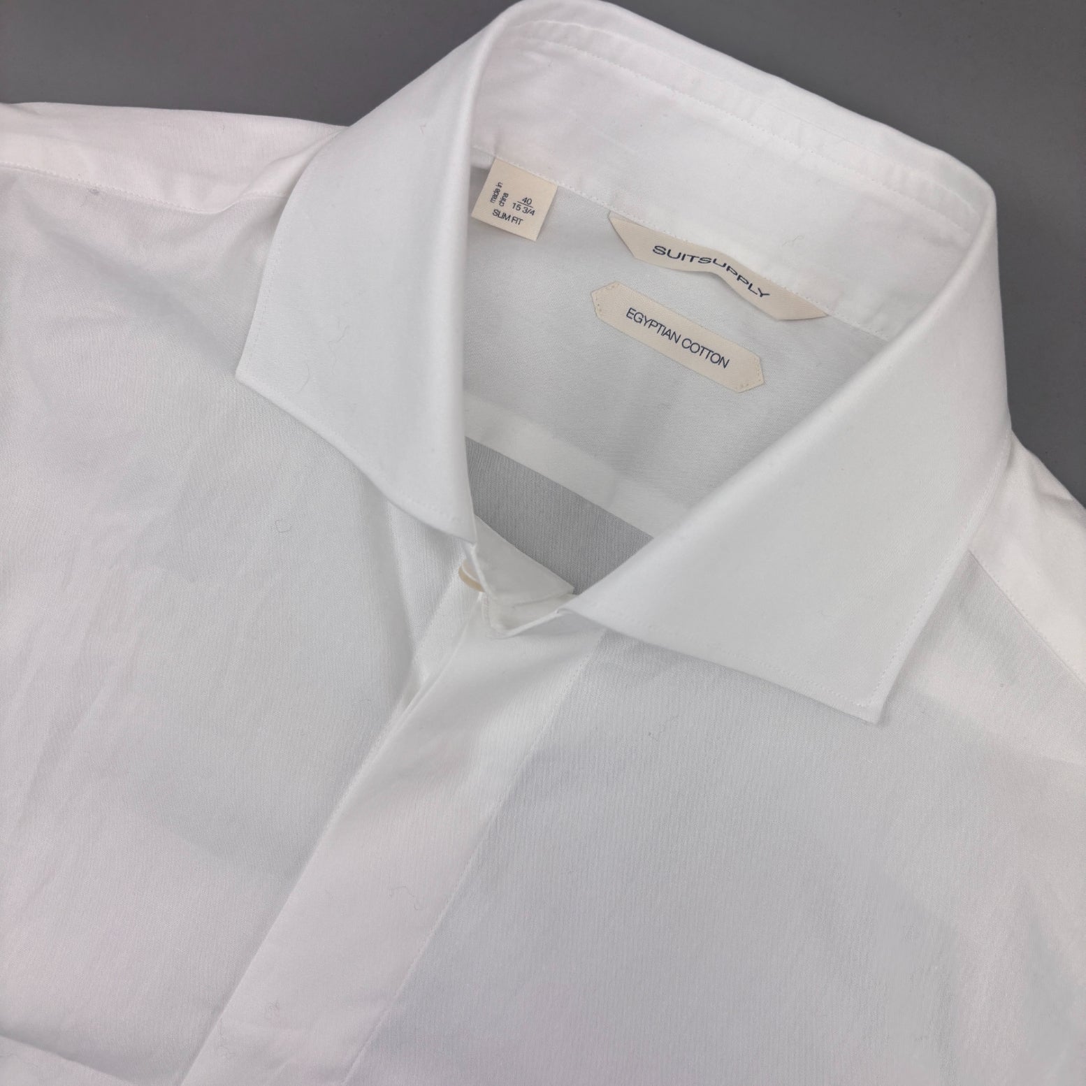 White Suitsupply Shirt - Men 40 - New - Revaleur