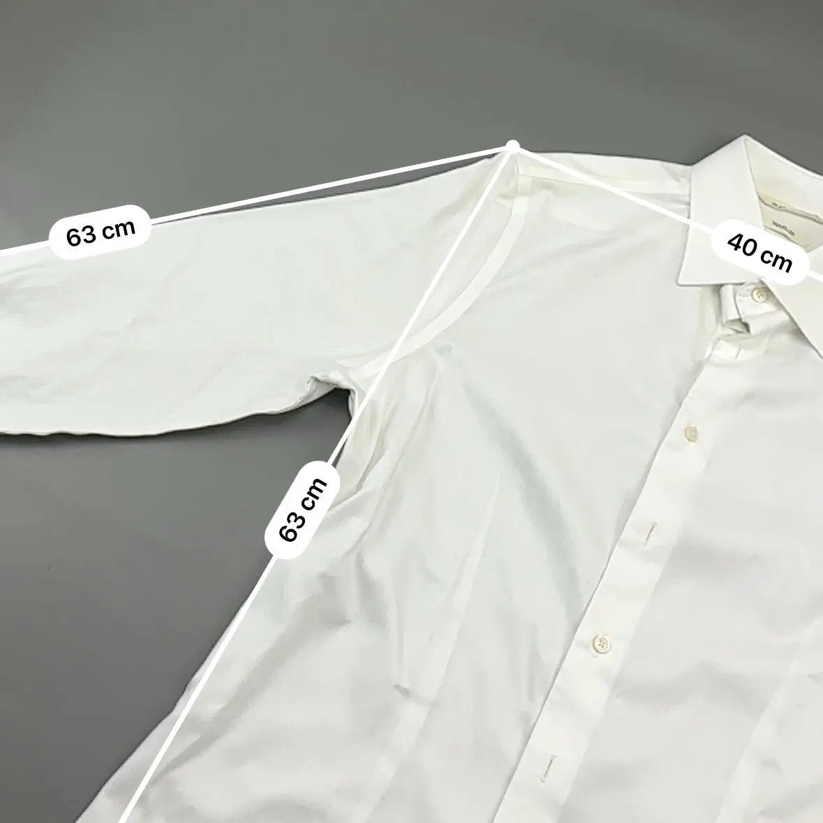 White Suitsupply Shirt - Men 40 - Very Good - Revaleur