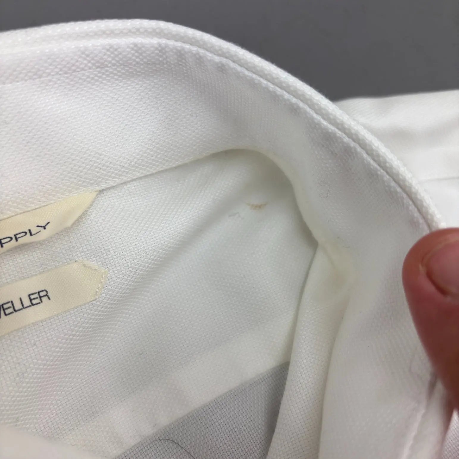 White Suitsupply Shirt - Men 40 - Very Good - Revaleur