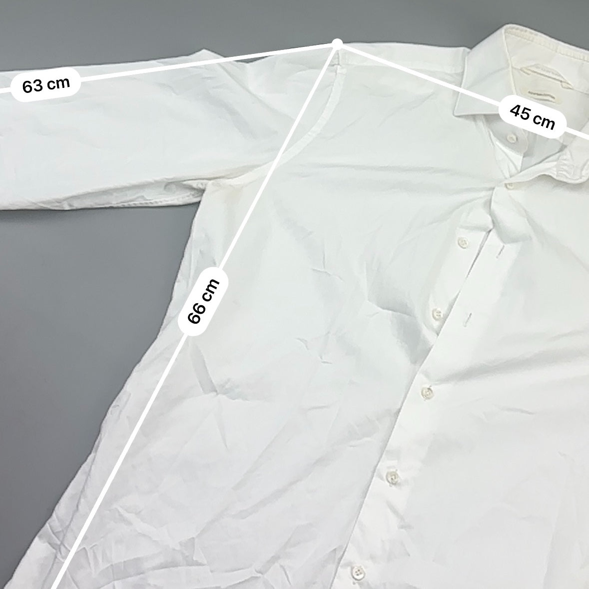 White Suitsupply Shirt - Men 41 - Very Good - Revaleur