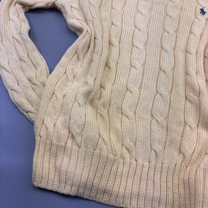 Yellow Ralph Lauren Knitted Jumper - M - New, Never Worn - Revaleur