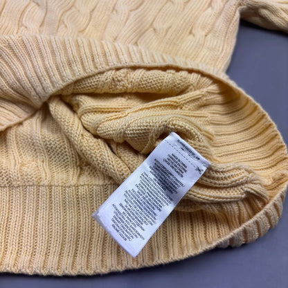 Yellow Ralph Lauren Knitted Jumper - M - New, Never Worn - Revaleur