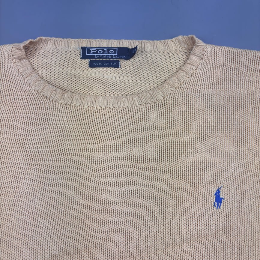 Yellow Ralph Lauren Knitted Sweater - L - Very Good - Revaleur