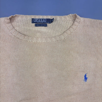 Yellow Ralph Lauren Knitted Sweater - L - Very Good - Revaleur