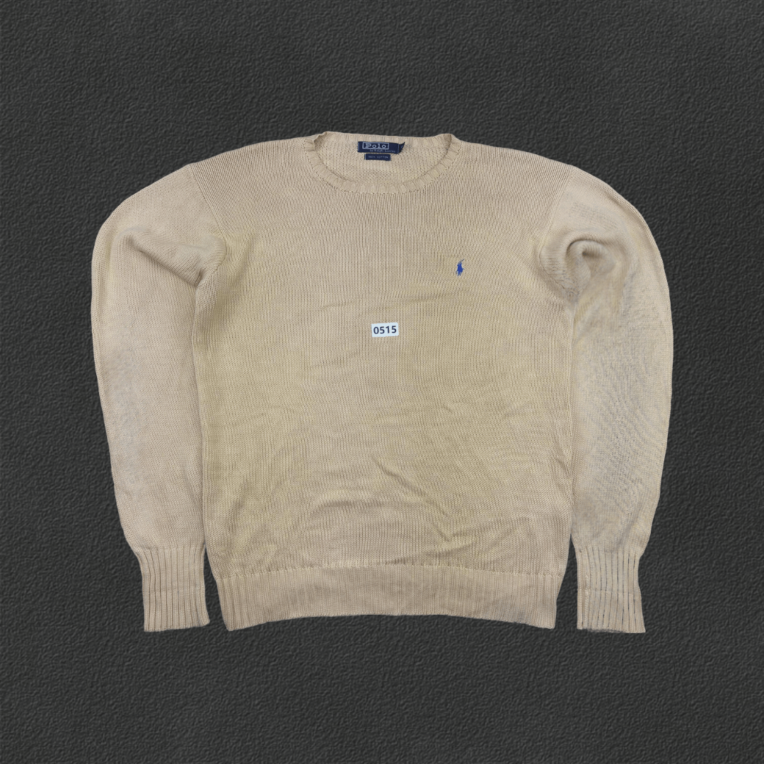 Yellow Ralph Lauren Knitted Sweater - L - Very Good - Revaleur