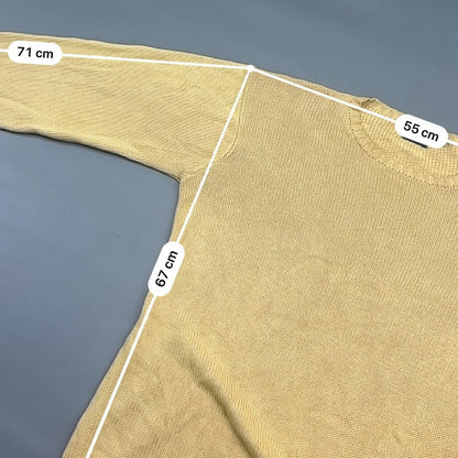 Yellow Ralph Lauren Knitted Sweater - L - Very Good - Revaleur