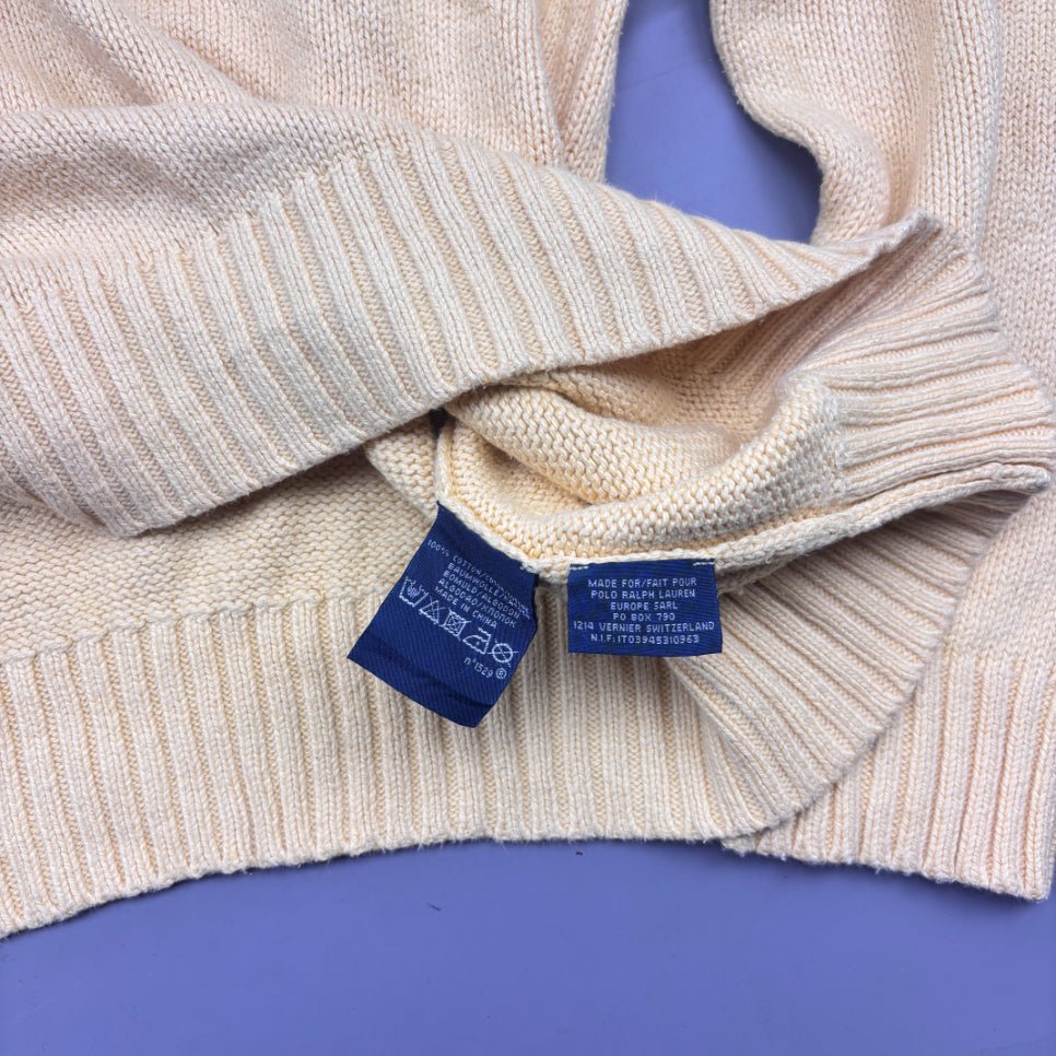 Yellow Ralph Lauren Knitted Sweater - XXL - Very Good - Revaleur
