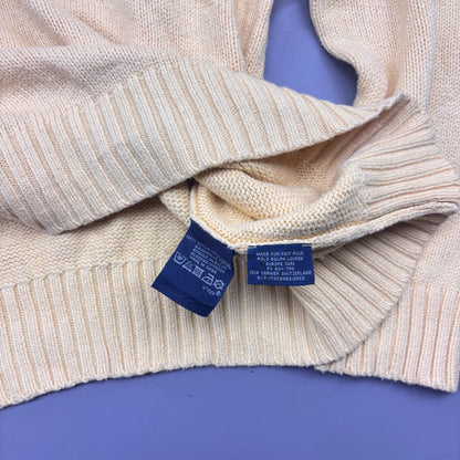 Yellow Ralph Lauren Knitted Sweater - XXL - Very Good - Revaleur