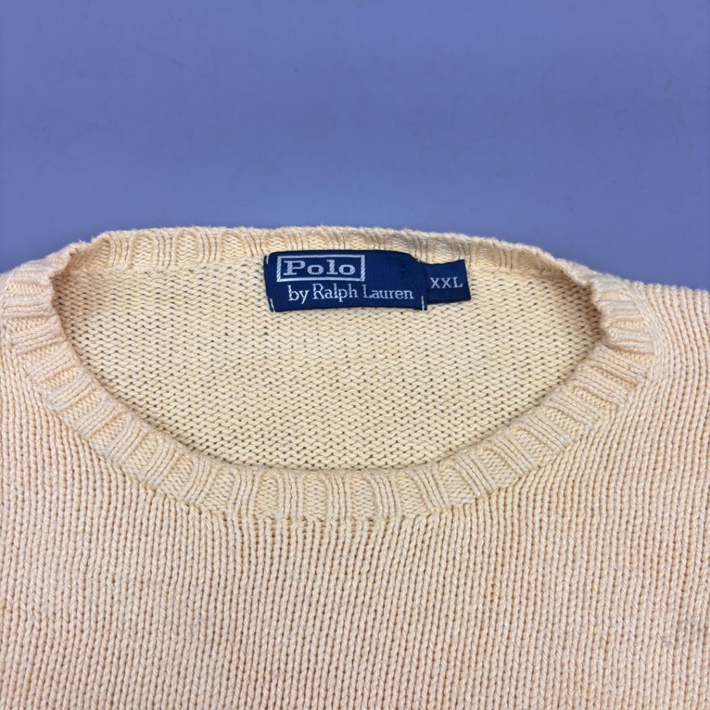 Yellow Ralph Lauren Knitted Sweater - XXL - Very Good - Revaleur