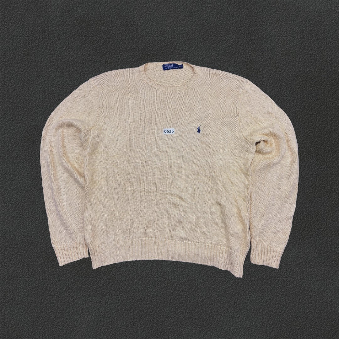 Yellow Ralph Lauren Knitted Sweater - XXL - Very Good - Revaleur