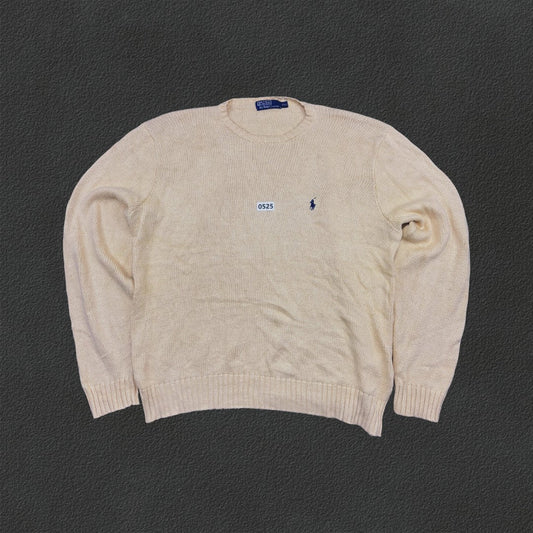 Yellow Ralph Lauren Knitted Sweater - XXL - Very Good - Revaleur