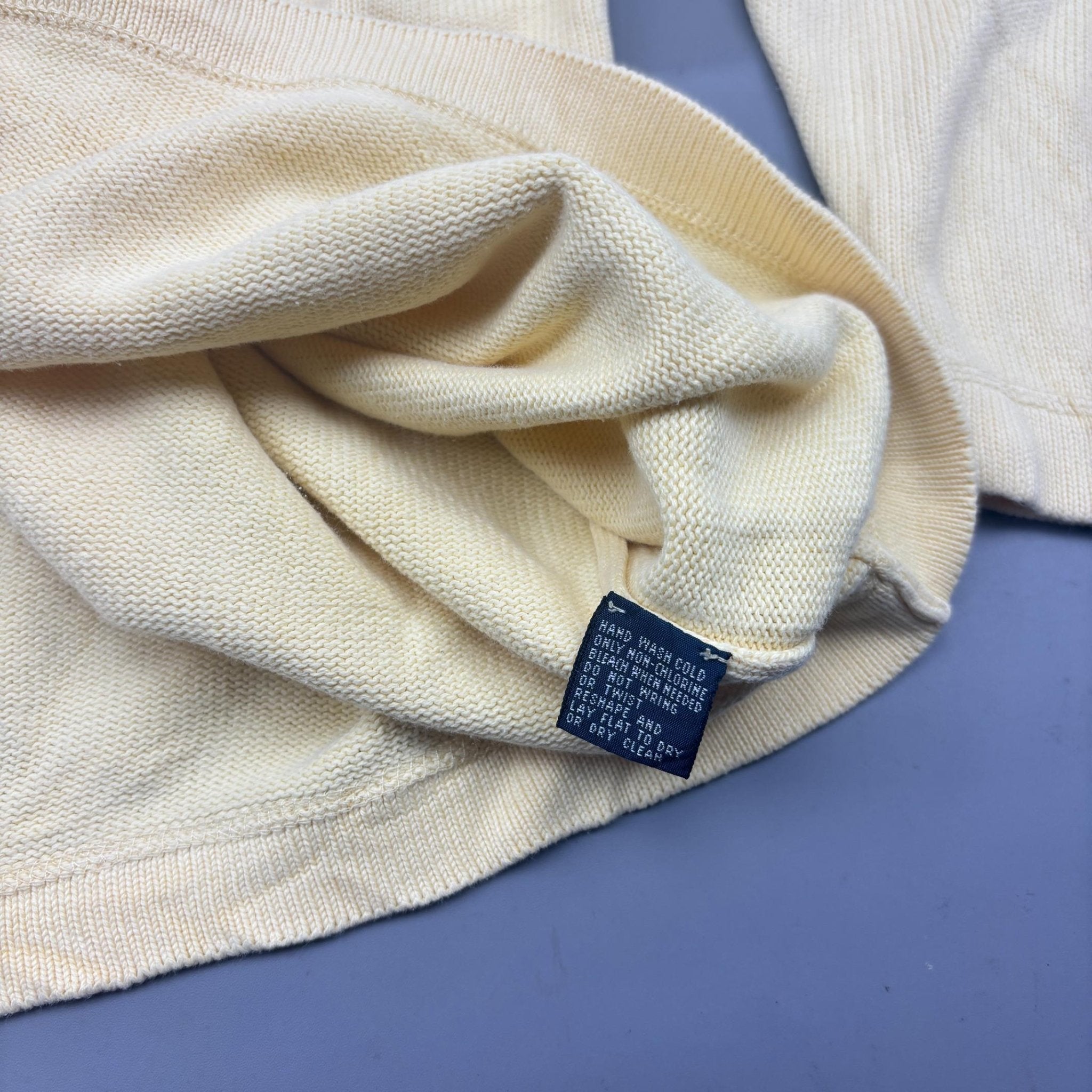 Yellow Ralph Lauren V - neck Sweater - Men XL - Very Good - Revaleur