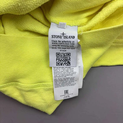 Yellow Stone Island Hoodie - S - Authentic & Excellent Condition - Revaleur