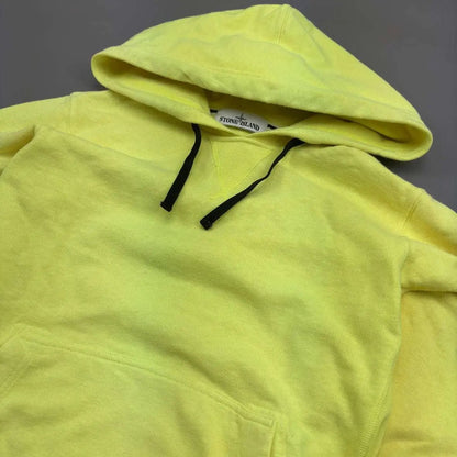Yellow Stone Island Hoodie - S - Authentic & Excellent Condition - Revaleur