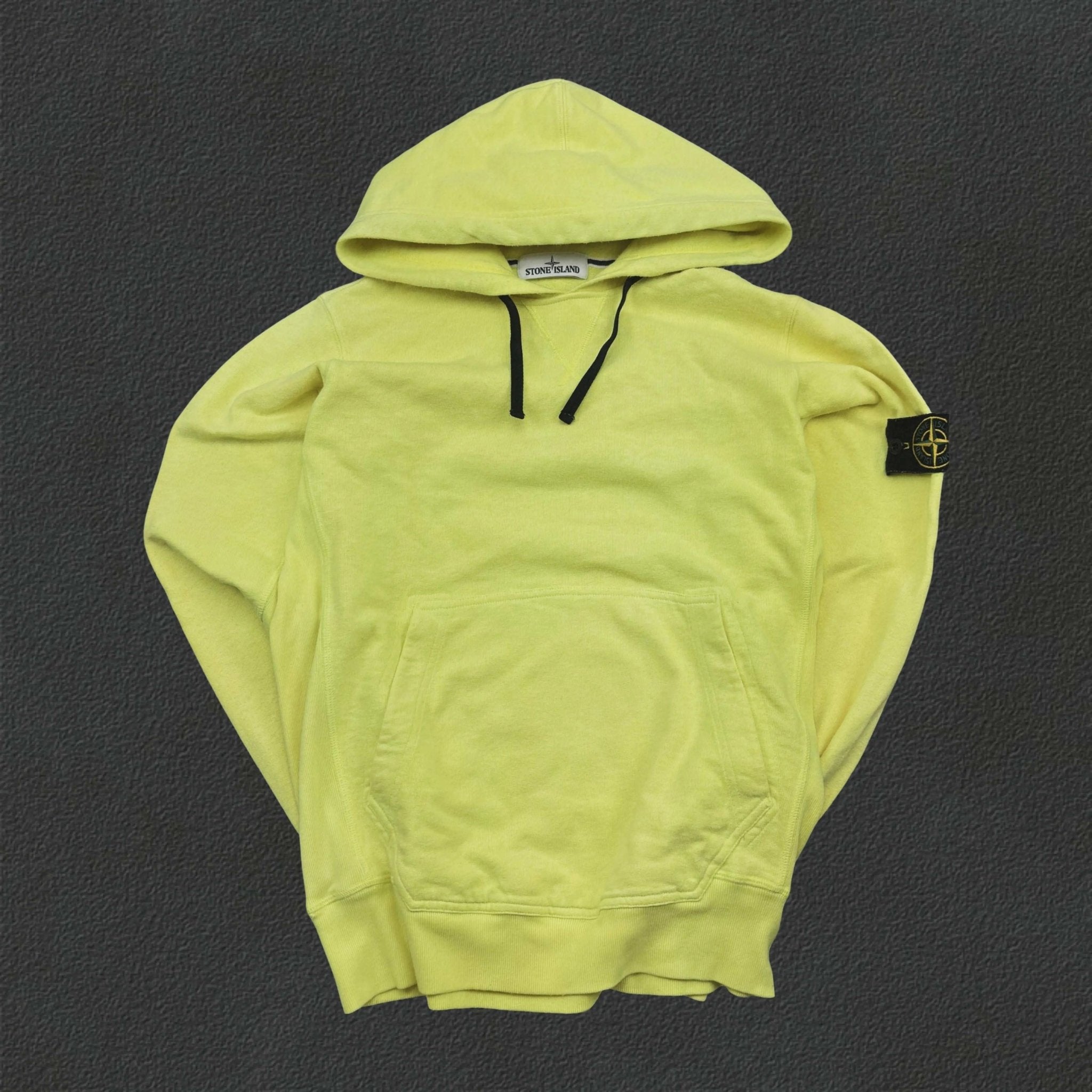 Yellow Stone Island Hoodie - S - Authentic & Excellent Condition - Revaleur