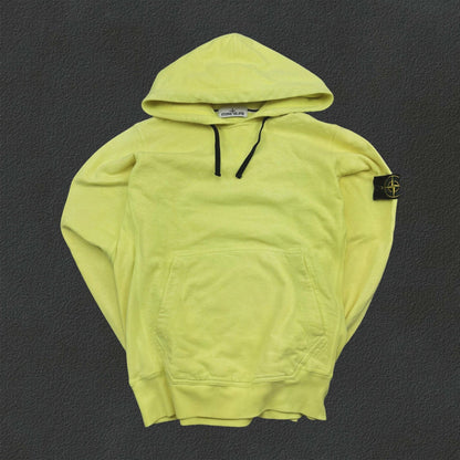 Yellow Stone Island Hoodie - S - Authentic & Excellent Condition - Revaleur