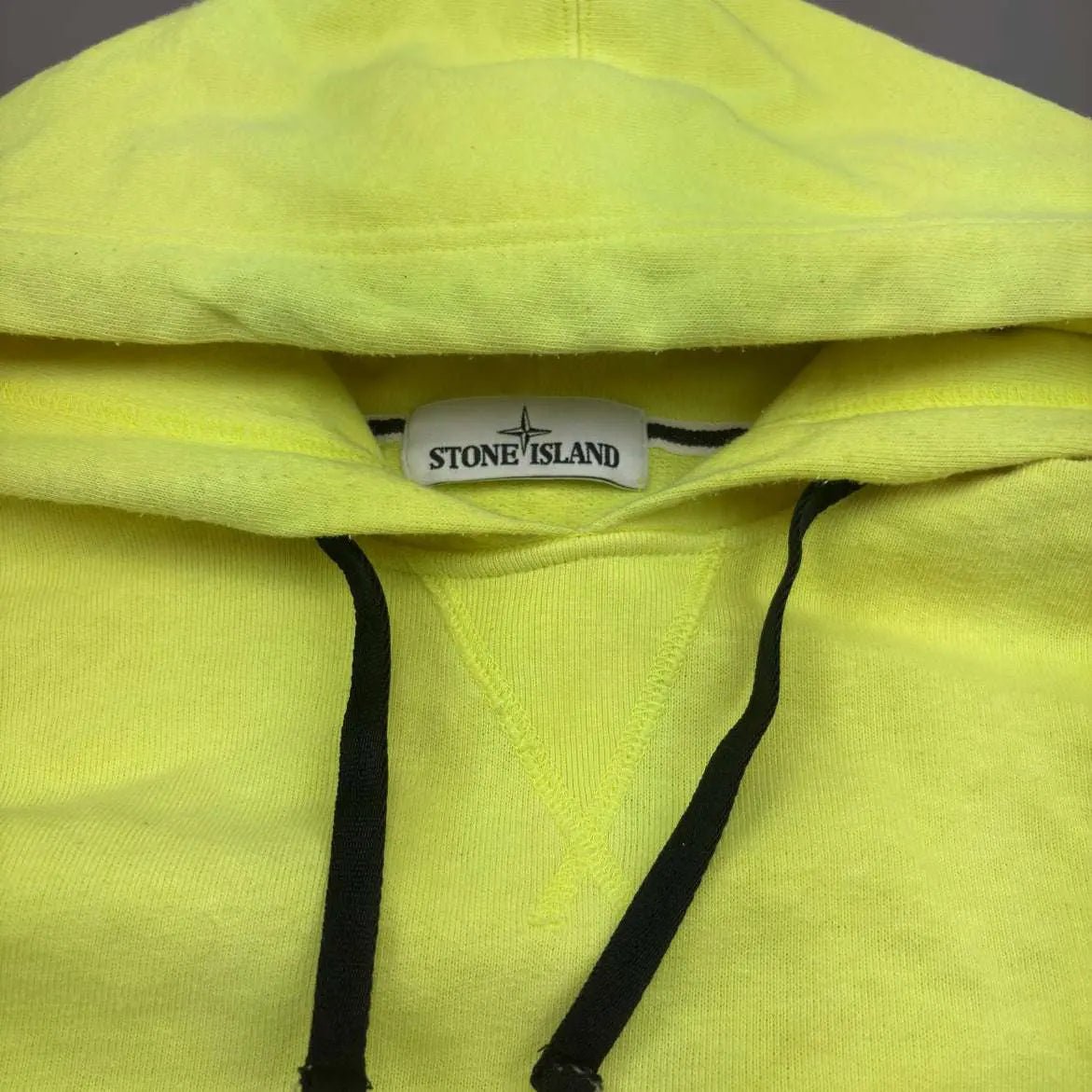 Yellow Stone Island Hoodie - S - Authentic & Excellent Condition - Revaleur