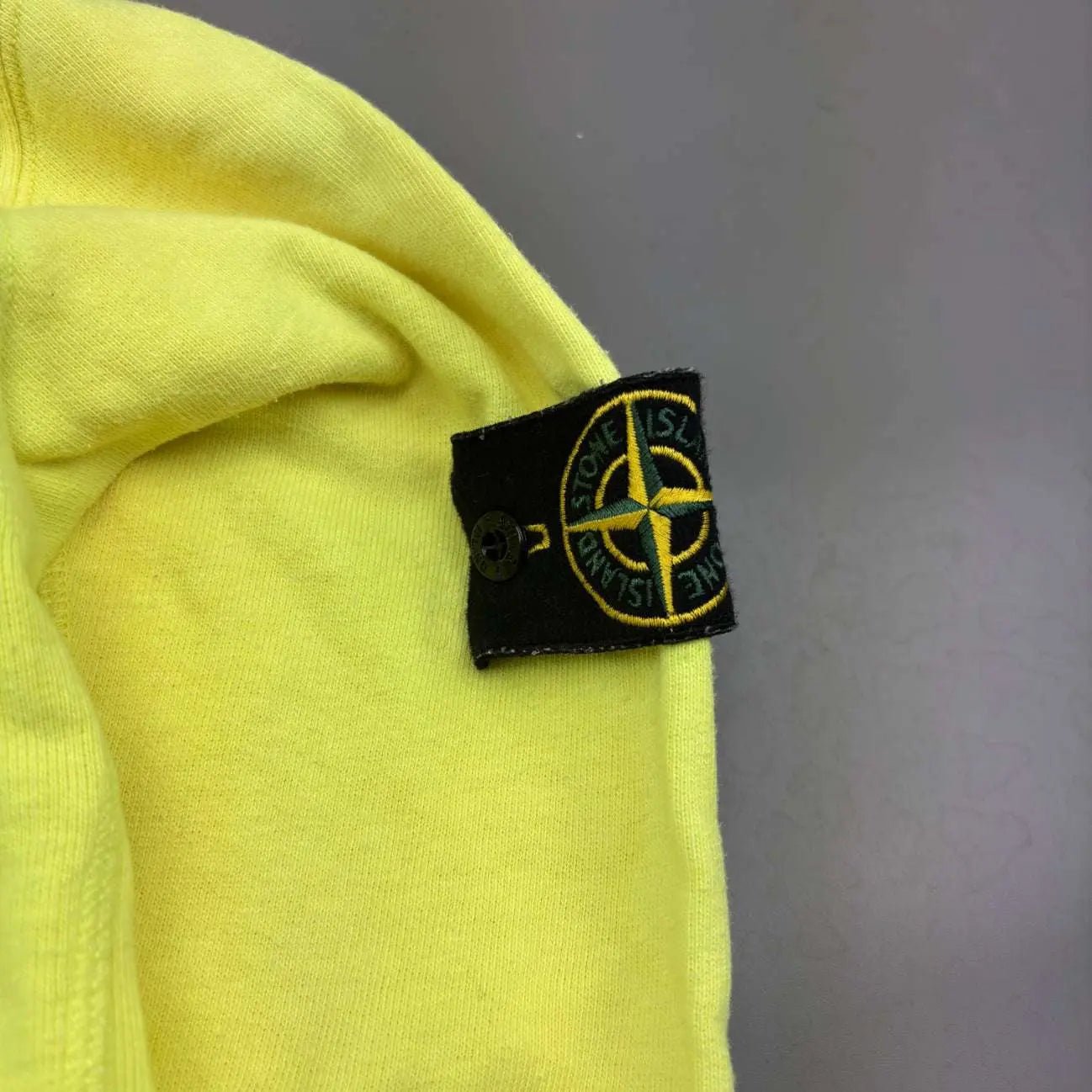 Yellow Stone Island Hoodie - S - Authentic & Excellent Condition - Revaleur